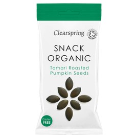 Clearspring Tamari Roasted Pumpkin Seeds - Snack Organic