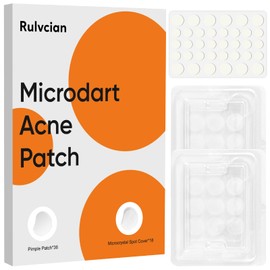 Microdart Acne Patches for Face(18 Counts) & Salicylic Acid Pimple Patches(36 Counts), Fast-Acting Zit Patches for Pimples & Blemishes, Target Early Stage & Deep Pimples