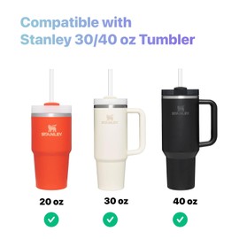 Mt.Jun Heavy-Duty Straw Cleaner Brush Pro Set – 2 Pack, 12-Inch Length, 8mm/0.31inch Width, Full Coverage Bristles, Ergonomic Grip Handle