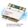 Dual Band 2.4G/5Ghz Network Card 433Mbps WIFI Mini PCI‑E Wireless