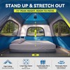 4 Person Instant Cabin Tent with Rainfly, Easy Setup Family