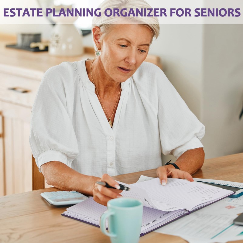 End of Life Planner, Guided Estate Planning Organizer with Tabs,