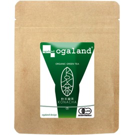 オーガランド (ogaland) KONACHA (50g) 手軽に本格緑茶 有機JAS (食物繊維/ビタミン) 鹿児島県産 霧島/お茶 粉末緑茶 【123000140511001】