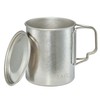TAIC Titanium Ultralight Mug with Lid, 450ml Portable Collapsible Single