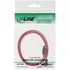 InLine SATA 6Gb/s Cable with Latch Angled 0.75m