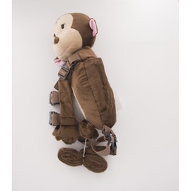 New Berhapy 2 in 1 Monkey Toddler Safety Harness Backpack Children's Walking Leash Strap (orangutan)