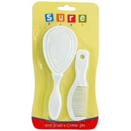 Sure Baby Soft Grip Brush and Comb Set