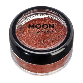 Classic Ultrafine Glitter Dust by Moon Glitter - Copper Bronze - Cosmetic Festival Makeup Glitter for Face, Body, Nails, Hair, Lips - 5g