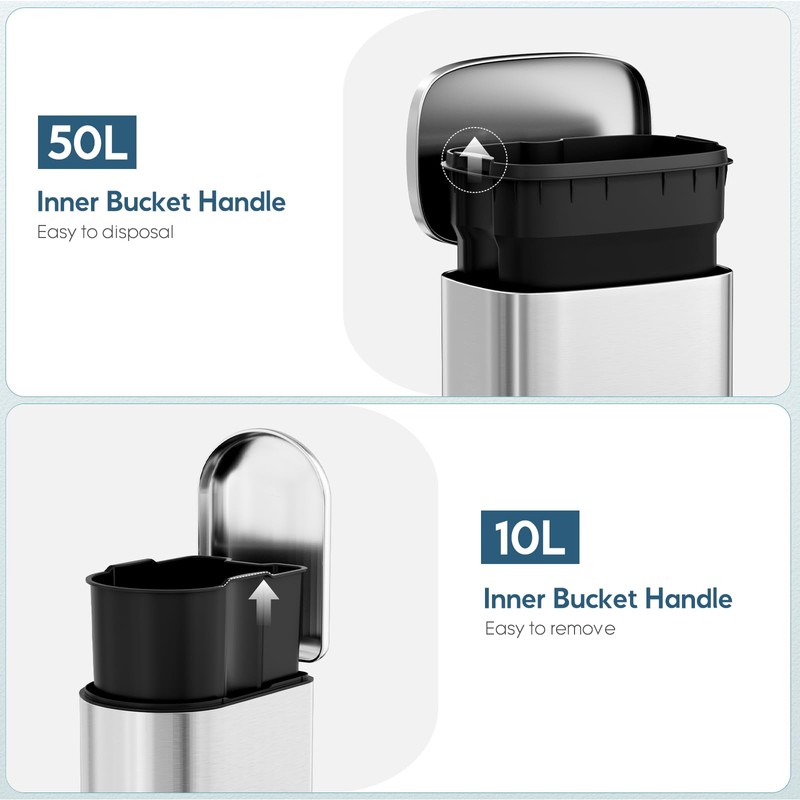 Arlopu 13 gal (50 L) and 2.6 gal (10 L)
