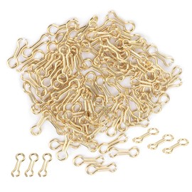 Alomejor Sinker Eyes 300 Pieces Carp Fishing Wire Eye Sinker Fishing Size S M Long Sinker Eyes Eyelets Screw (S)