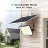 intelamp Solar Flood Lights Outdoor Waterproof, 20000mAh 251 LED 2000LM