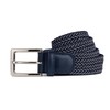 Woodland Leathers Elastic Braided Belt, Unisex Men Women Casual Stretch