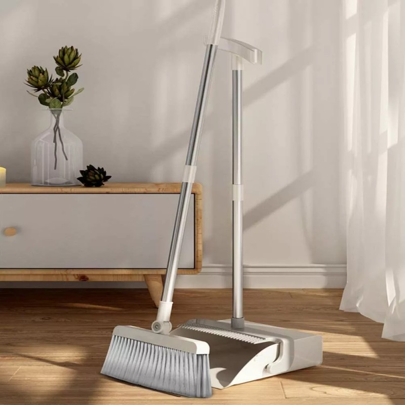 ArgenMex Set De Escoba Y Pala Cajón Con Dientes Rebatible