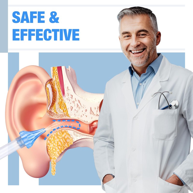 Earwax Removal Bottle - Manual Ear Wash System with 500ml