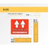 This Side UP - Handle with Care Pre-Printed Labels/Stickers (2"