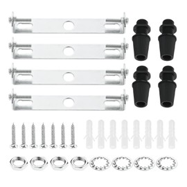 110MM Ceiling Light Fixture Mounting Bracket, Lighting Fixture Ceiling Plate Bracket Crossbar Pendant Bracket with Screws for Home Office Ceiling (4Set)
