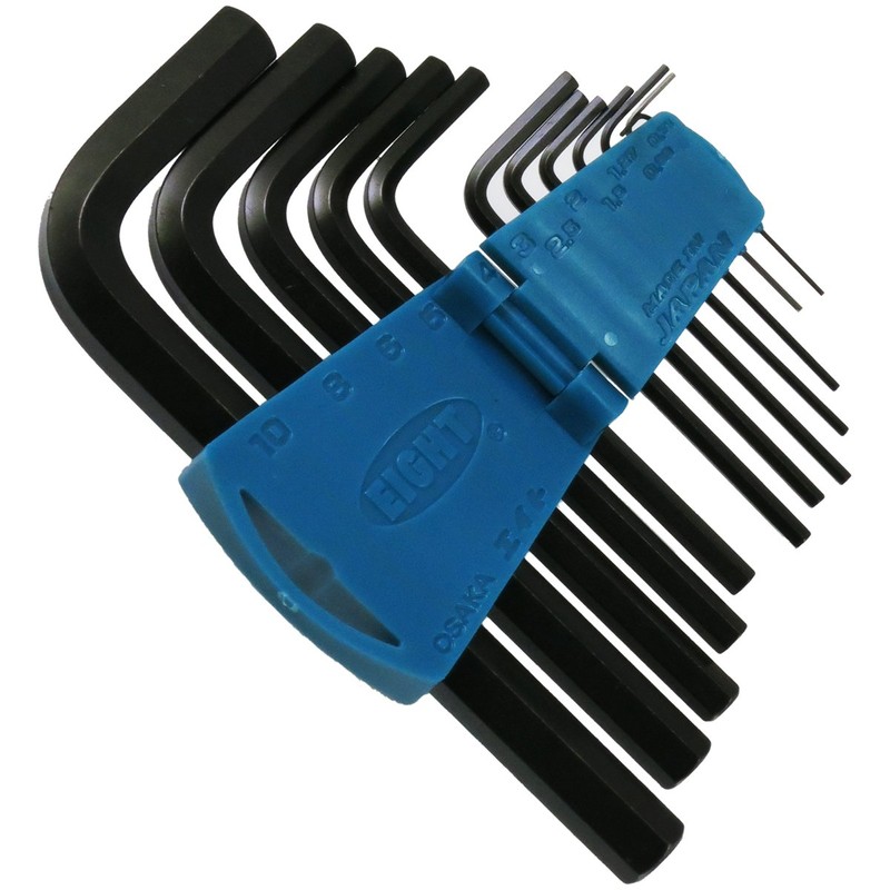 EIGHT 001-S12 Hex Spanner, Standard Size, Micro Size, 12 Pack