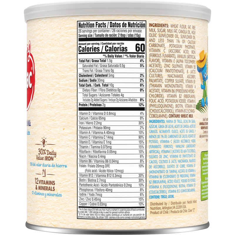 Nestle Cerelac Wheat Cereal with Milk, 14.1-Ounce Canister (Pack of