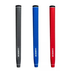Lamkin Deep Etched Paddle Putter Golf Grip - Blue, Gray or Red - Red