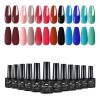 Geles Semipermanente Esmaltes Gama De 12 Uñas Gelesh Uv/led