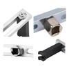 Llave Quitar Tapa Bomba Gasolina Ajustable Garra Curva Herramienta