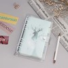 Multibey A5 6-Rings Binder Rings Soft Clear Cover Transparent Shell