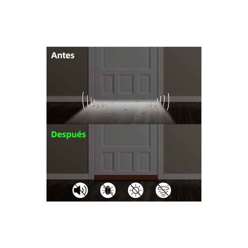 LSXD Guardapolvo para Puerta 2pzs, Cubre Polvo para Puerta 100CM,