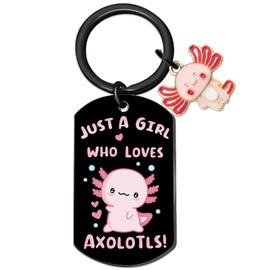 OWIGIU Cute Axolotl Easter Basket Gifts for Girls Women Kawaii Axolotl Keychain Stuff Charms Cute Axolotls Birthday Decorations Gifts for Teen Girls Axolotls Accessories Christmas Gift Ideas