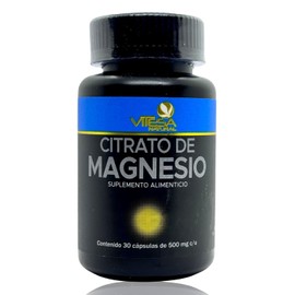 Citrato de Magnesio 30 capsulas Vitesa Natural.                                                                                                       