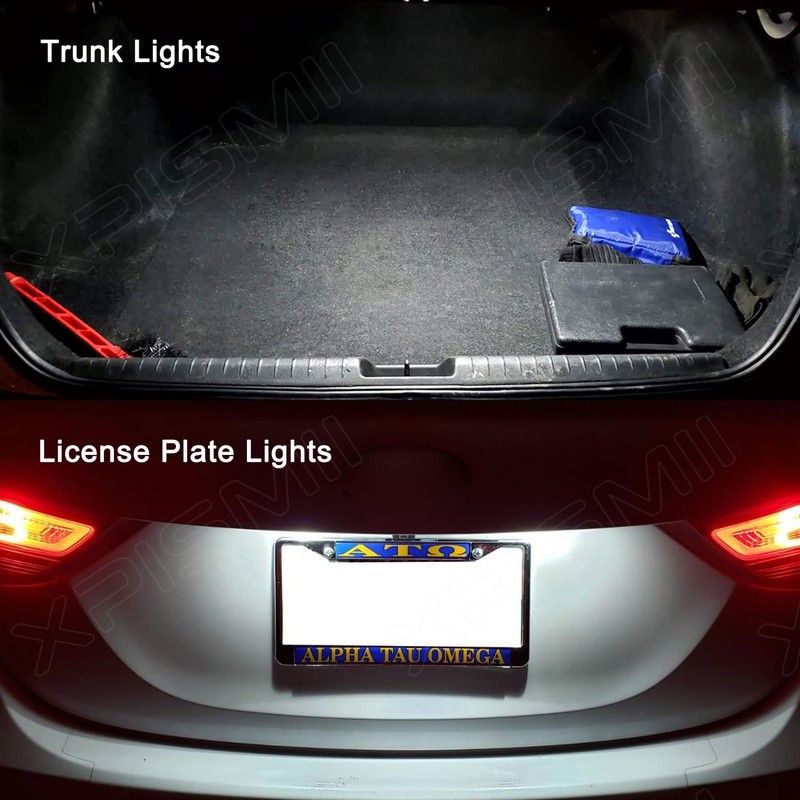 Xpismii 14 Piece 6000K White Accord Interior LED Light Kit
