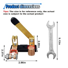 Car Battery Disconnect Switch, 12V/24V Knife Blade Negative Battery Cut Off Shut Off Switch with Wrench, Top Post Power Master Isolator for RV, Car, Marine, Boat (Vertical)