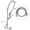 CWM Stainless Steel Hose for Commercial Kitchen Sink Faucets Flexible