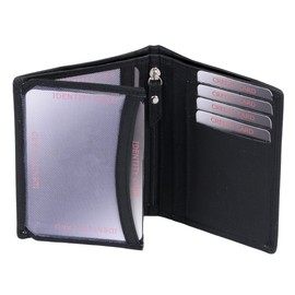 ID card holder LEAS, Genuine Leather, black - ''LEAS Card-Collection''