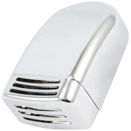 Chrome Coated Steam Valve for Steam Bath – Square with Curved Bottom Aromathera
