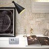 Projection Alarm Clock ALLOMN USB Charging Dual Alarms Clock with