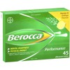 Berocca Energy Vitamin Mango & Orange Effervescent Tablets 45 pack
