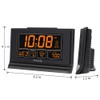 DreamSky Digital Alarm Clock with Battery Backup, 5 Inch Large