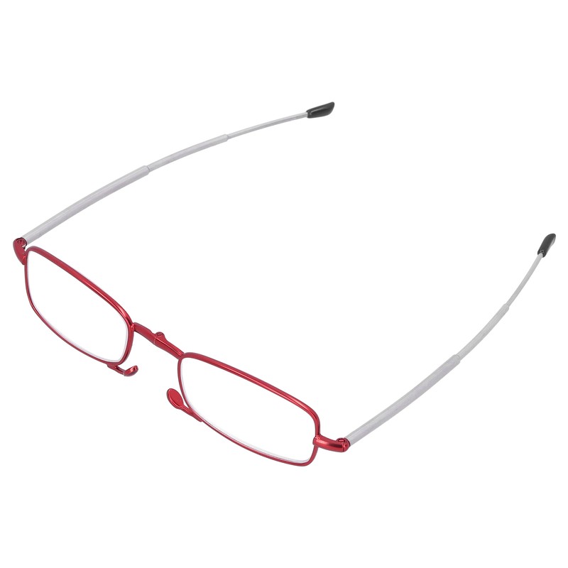 Elderly Foldable Reading Glasses Stainless Steel Blue Light Blocking Presbyopic