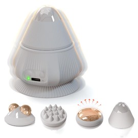 PORTHOLIC Portable Massage Ball with Mount, Conical Design