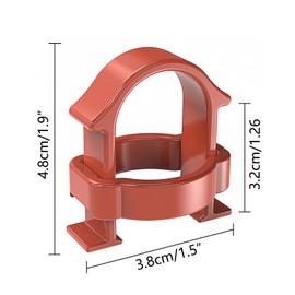 Musiin King of Tools Guitar Knob Puller Electric Guitar Accessories Knob Puller Tool Luthier Repair Tool Knob Puller Tool Universal Guitar Amp Knob (Red)