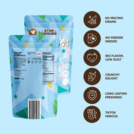 Star Candies Freeze Dried Coconut Ice Cream Scoops | No Melting Freeze Dried Candy | Crunchy & Delicious Camping Food | Premium Astronaut Ice Cream loved by Kids and Adults (2.5 oz)