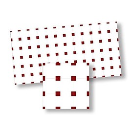 Melody Jane Dollhouse Red & White Spanish Mosaic Floor Tile Sheet Miniature Flooring