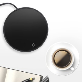 Calentador de Taza de Café para Escritorio, Calentador de Taza de Café Portátil Y Calentador de Café para Escritorio, Calentador de Bebidas Eléctrico Y Plato Calentador de Velas de Café(blanca)