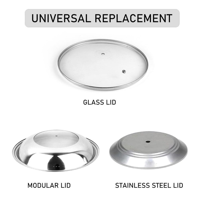 MIETONG 4 Pcs Black Pot Lid Knob - Universal Pot