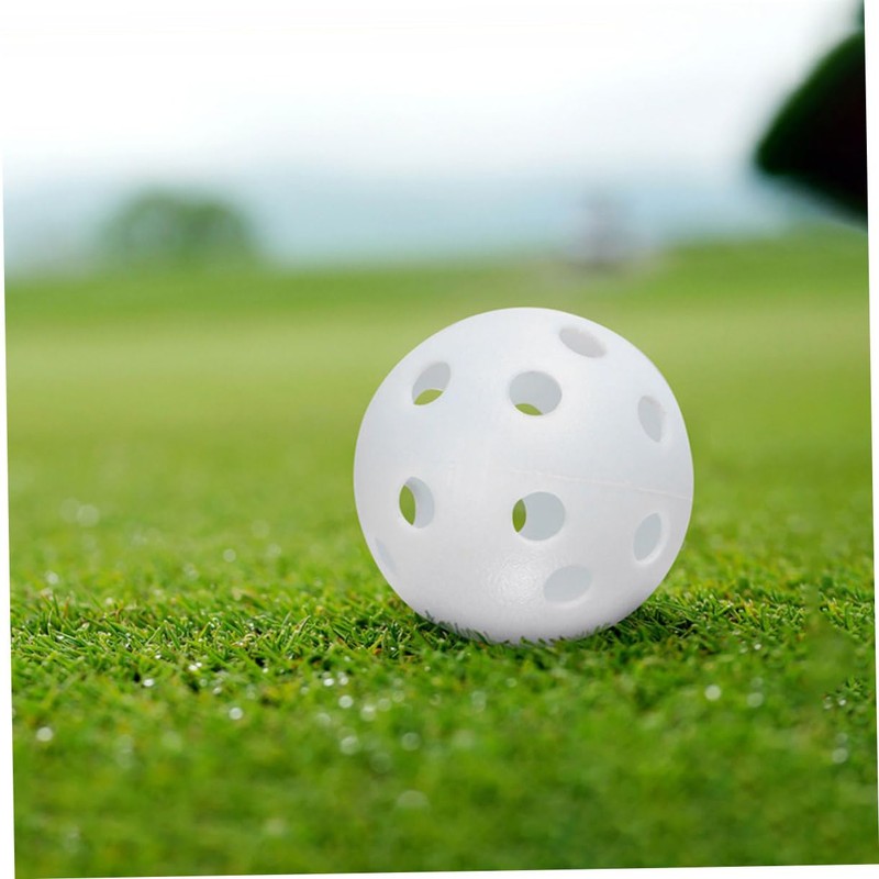 Kisangel Golf Swing Trainer Balls 30pcs Plastic Practice Balls Hollow-Out