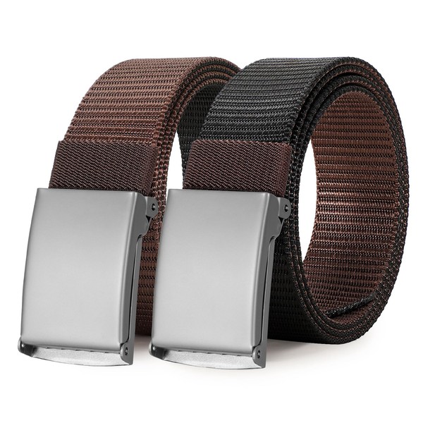 WERFORU Men Tactical Belt Nylon Belt for Men Golf Belt
