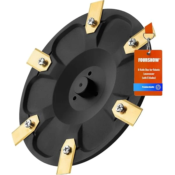 FourShow [Upgrade] 6-Blade Disc Compatible with Segway Navimow Robotic Lawnmower