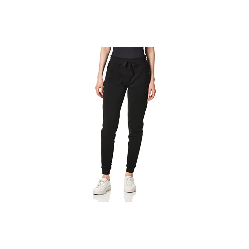 Southpole Women’s Junior Basic Fleece Jogger Pants -Black, X-Large