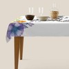 Flower Modern Quartz Table Cloth for Rectangle Table 60x84 Inch