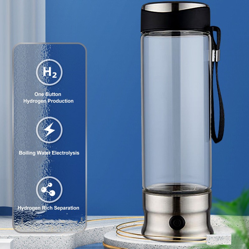 410ML Portable Hydrogen Water Generator 1200‑1400PPB Hydrogen Rich Water Maker